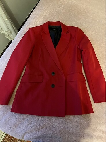 Stradivarius large kirmizi blazer 250