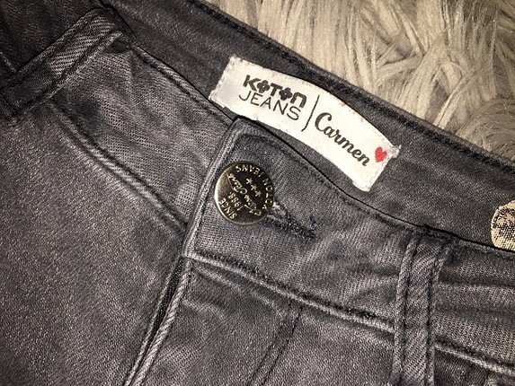 28 Beden siyah Renk Koton jean