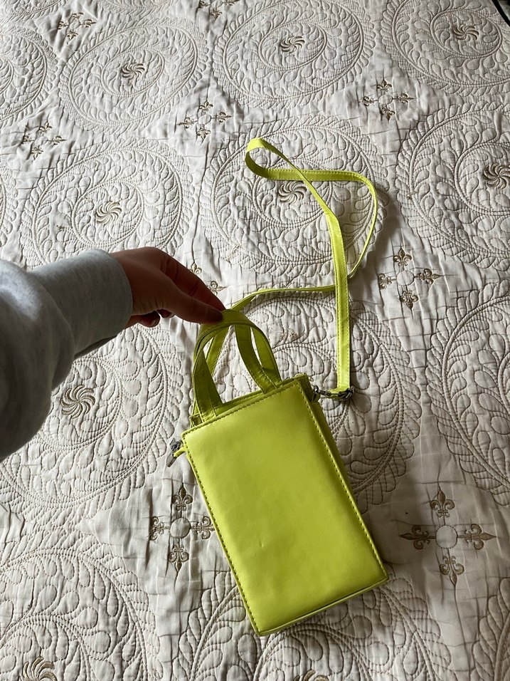 Sarı Minimalist Kadın Çanta - Görsel 2