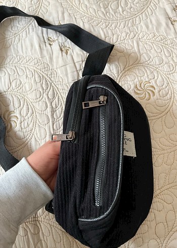 Siyah Baskılı Kadın Çapraz Çanta - Görsel 2
