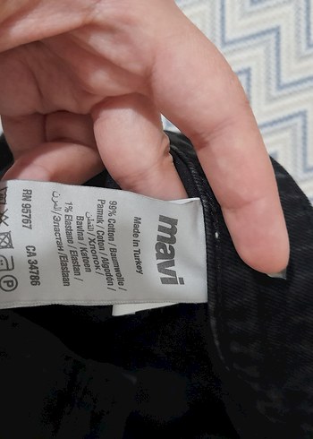 33 Beden siyah Renk Siyah Regular Fit Denim Erkek Pantolon Mavi