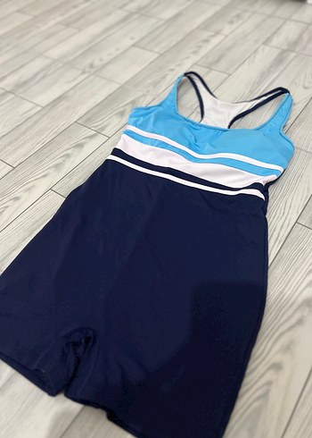 Lacivert Mavi Kısa Atletik Mayo - Görsel 2