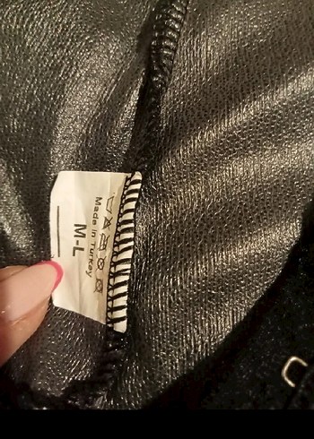 Parlak Siyah termal Korse - Görsel 2