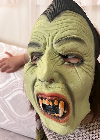Yeşil Vampir Maskesi - Görsel 2