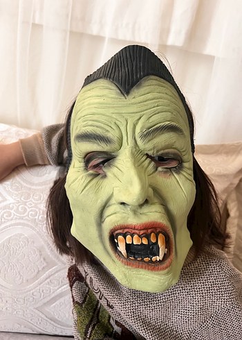 Yeşil Vampir Maskesi - Görsel 3