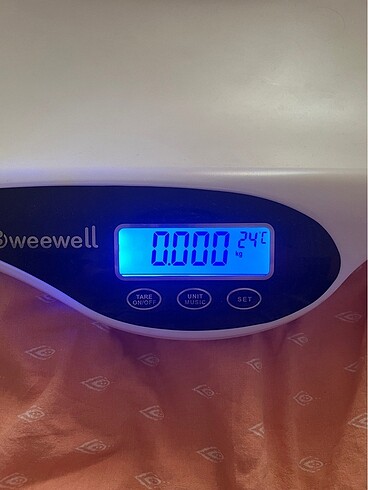  Weewell bebek tartı kilo ölçü