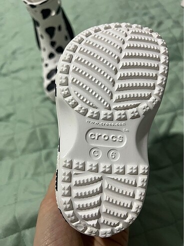 22 Beden beyaz Renk Crocs çizme çocuk