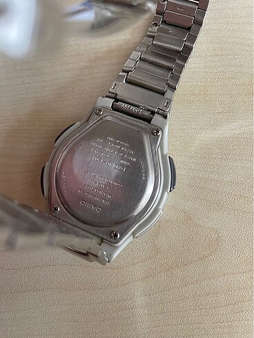  Beden Kullanılmış vintage saat cam çizik orijinal Casio