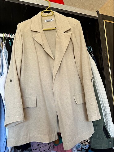 Trendyol & Milla Keten Blazer ceket