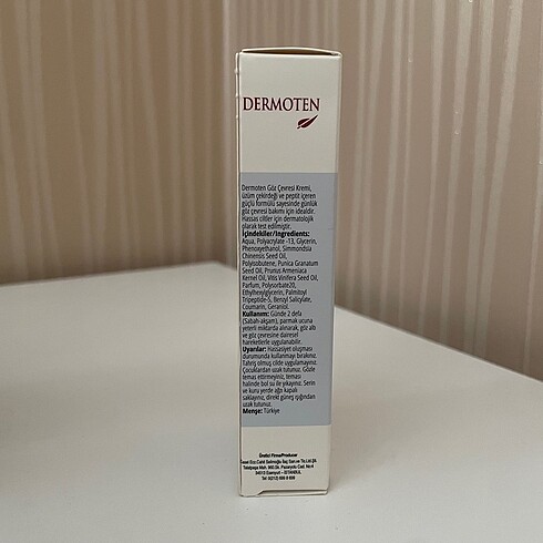 Beden Renk Dermoten Göz Çevresi Kremi
