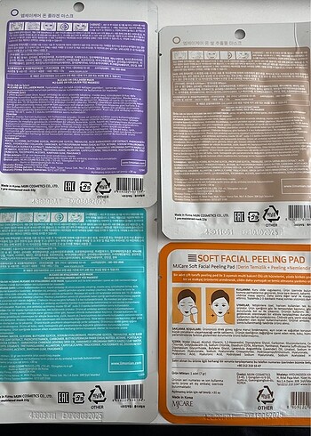 Diğer MJCARE Tek Kullanımlık Maskeler