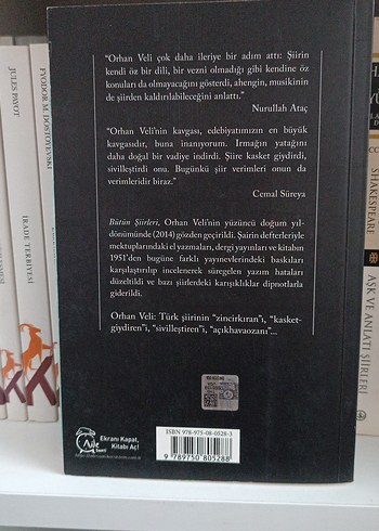 Orhan Veli Bütün Şiirleri - YKY 63. Baskı - Görsel 2