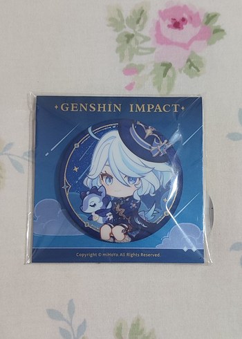 Genshin Impact Furina Simli Rozet