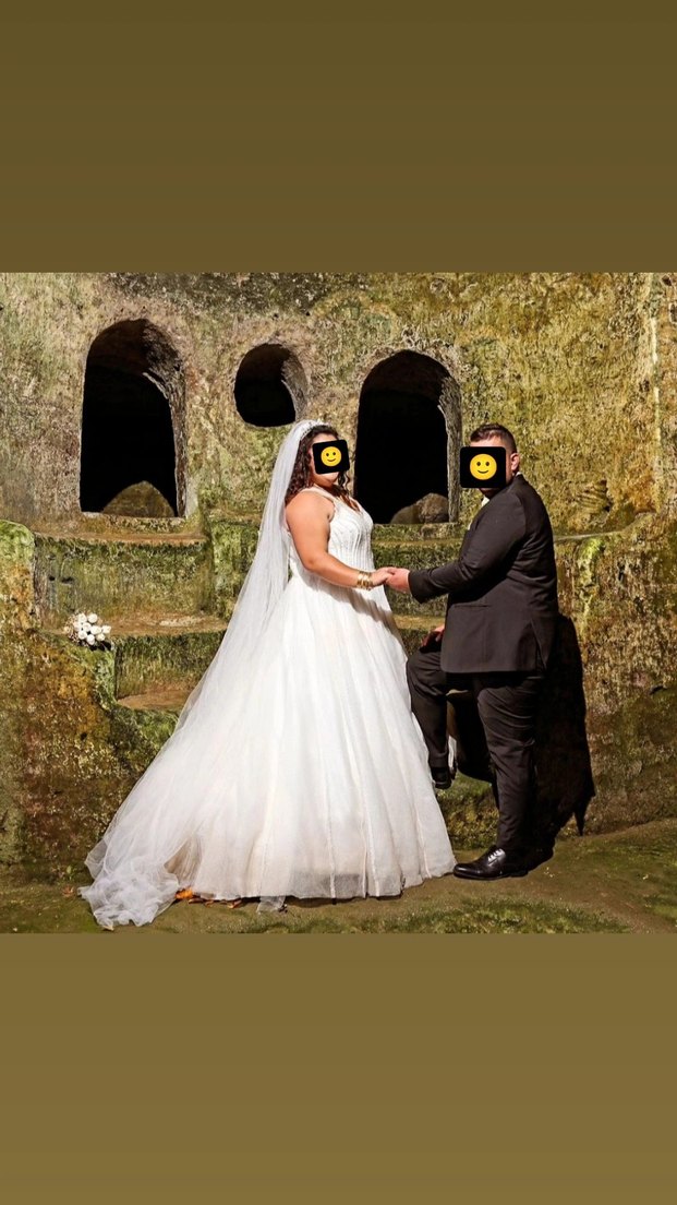 Bohem Kalın Askılı Beyaz Uzun Gelinlik - Görsel 5