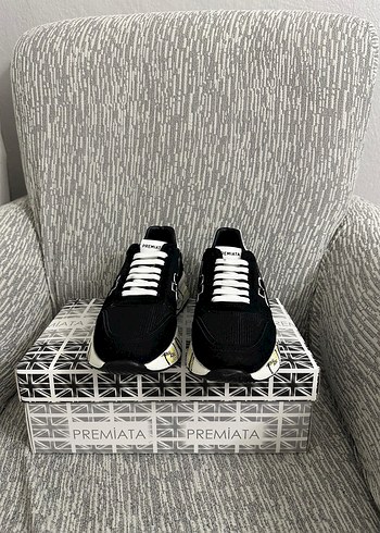 Siyah Baskılı Erkek Spor Ayakkabı - Görsel 2