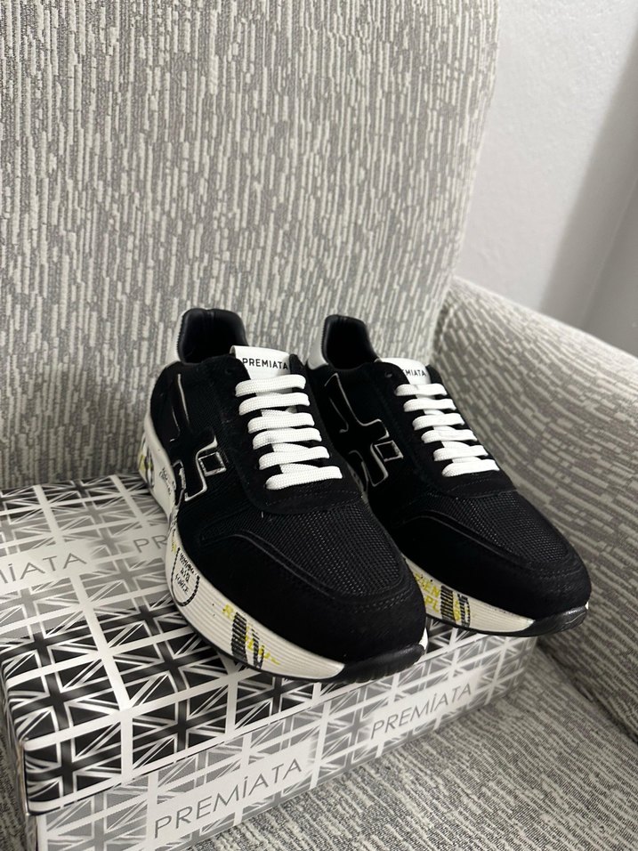 Siyah Baskılı Erkek Spor Ayakkabı - Görsel 3