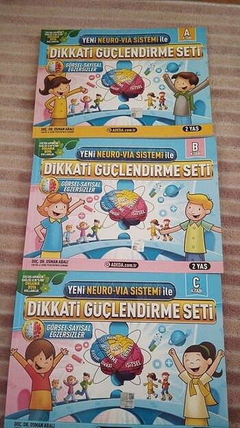Adeda dikkat güçlendirme seti 2yas