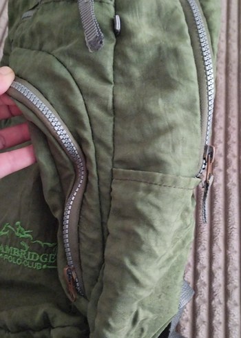 Beden yeşil Renk Yeşil Ketenden unisex Sırt Çantası