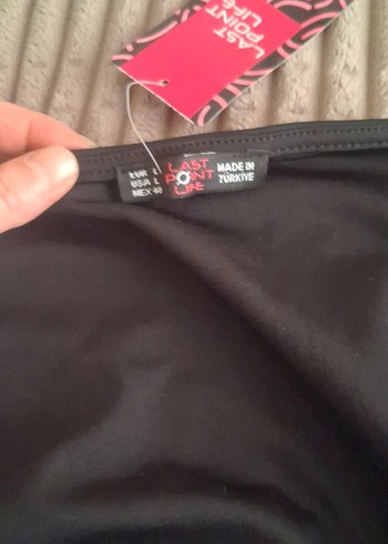 Siyah Drapeli Kadın  Elbise - Görsel 4