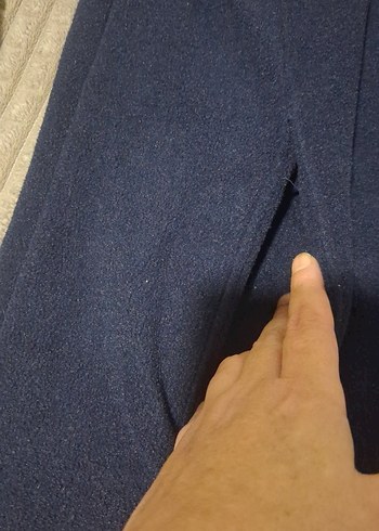 Yarım Fermuarlı Kahverengi Lacivert Erkek Sweatshirt - Görsel 5