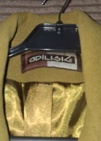 Düğmeli Midi Haki Kadın Kaban - Görsel 4