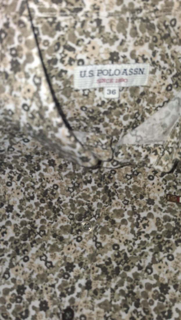 Gri Desenli Uzun Kollu Keten Gömlek - Görsel 3