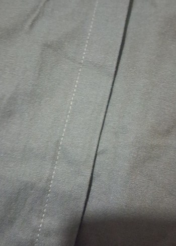 Kadın Uzun Kollu Düğmeli Keten tunik Gömlek - Görsel 4