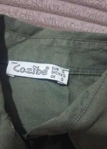 Kadın Uzun Kollu Düğmeli Keten tunik Gömlek - Görsel 3