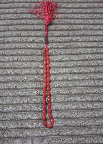 Renkli Kırmızı Erkek Tesbih - Görsel 2