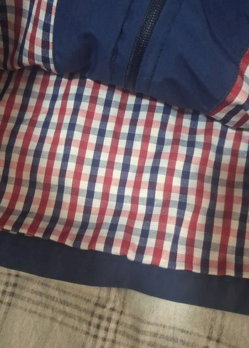 lacivert Kapüşonlu Fermuarlı unisex mevsimlik mont - Görsel 4