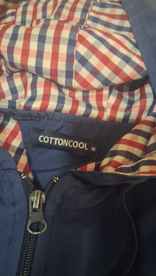 lacivert Kapüşonlu Fermuarlı unisex mevsimlik mont - Görsel 3