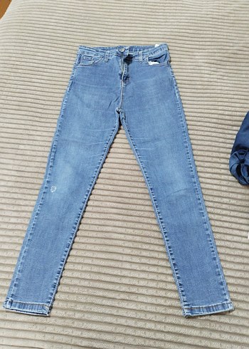 Kadın Mavi Denim Normal Boy Jean