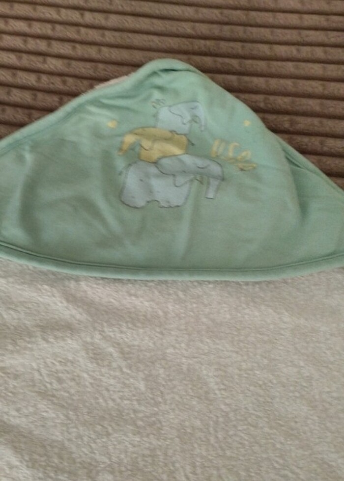 Yenidoğan bebek bornoz - Görsel 2