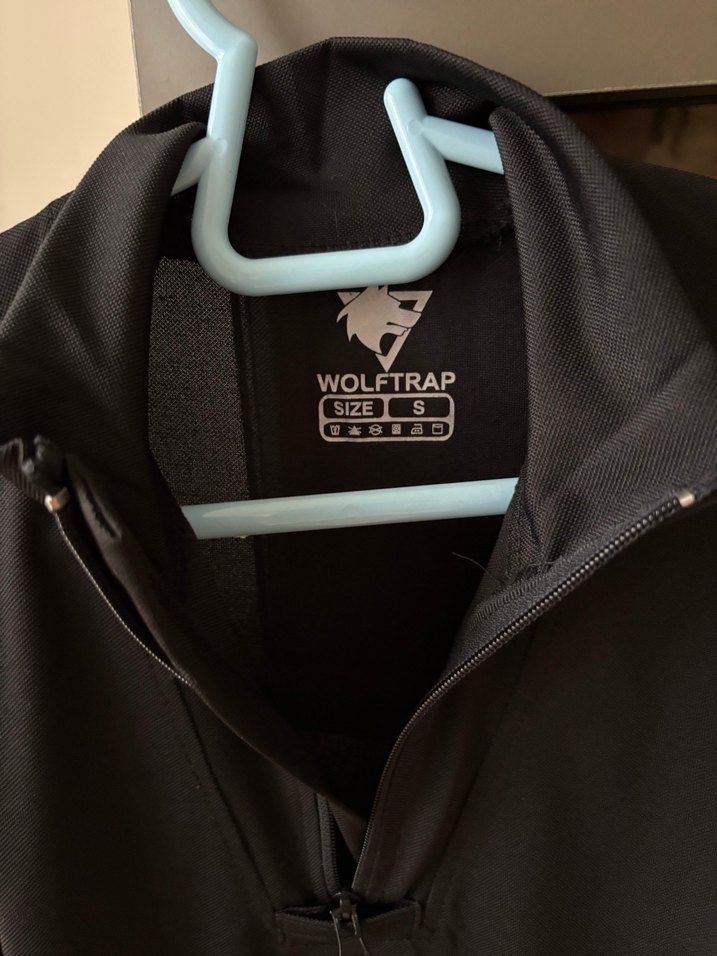 Erkek Siyah Yarım Fermuarlı Yaka Tişört - Görsel 3