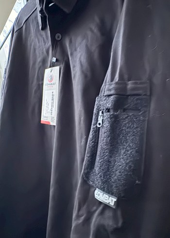 Combat Taktik Siyah Uzun Kollu Tişört - Görsel 2