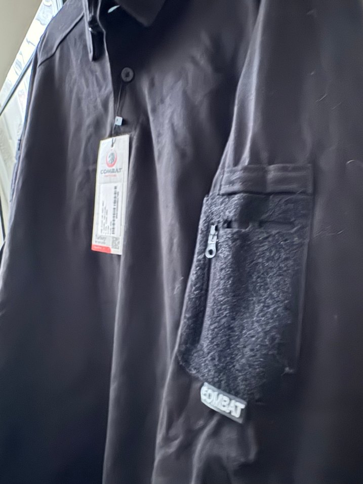 Combat Taktik Siyah Uzun Kollu Tişört - Görsel 2