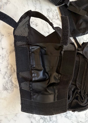 Siyah Motosiklet Kask Kılıfı Taktik - Görsel 2