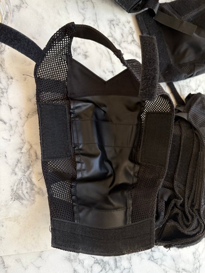 Siyah Motosiklet Kask Kılıfı Taktik - Görsel 2