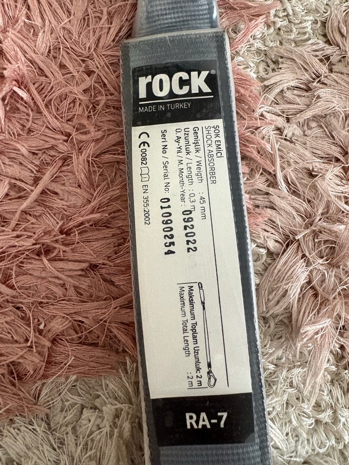 Rock Marka RA-7 ÇİFT KOL ŞOK EMİCİLİ LANYARD - Görsel 3