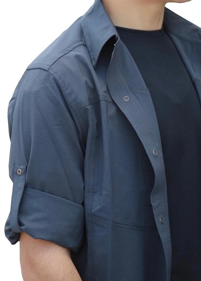 Taktik Antrasit Gömlek - Görsel 3