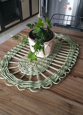 Tasarımcı Rattan runner