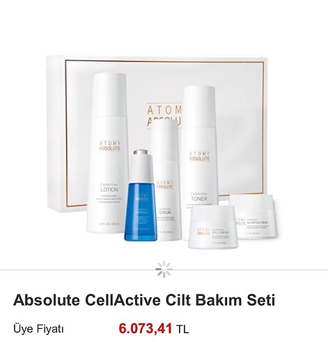 Atomy absolute cellactive bakım seti