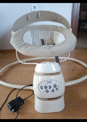 Beden Gri Beyaz Bebek Salıncağı