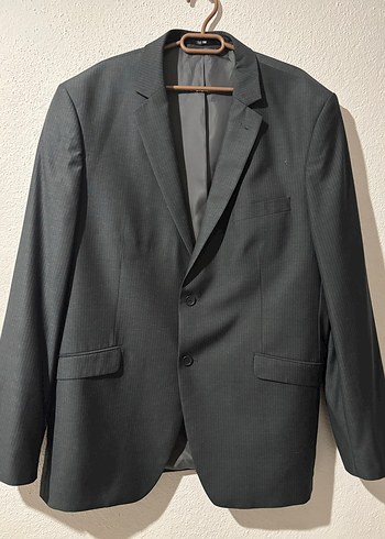 Gri Erkek Ofis Takım Elbise Ceket - Görsel 3
