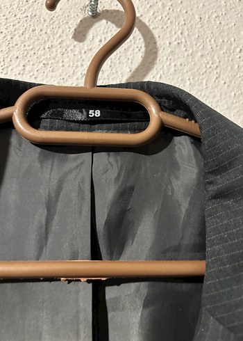 Gri Erkek Ofis Takım Elbise Ceket - Görsel 5