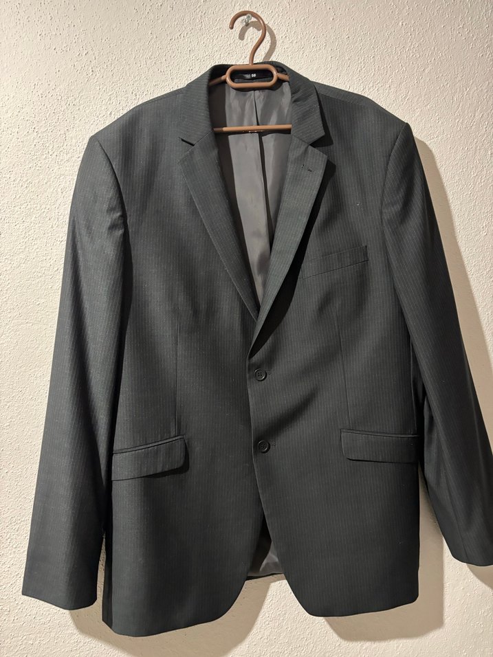 Gri Erkek Ofis Takım Elbise Ceket - Görsel 4