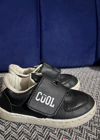 Erkek Çocuk Siyah Cırtlı Spor Ayakkabı - Görsel 6