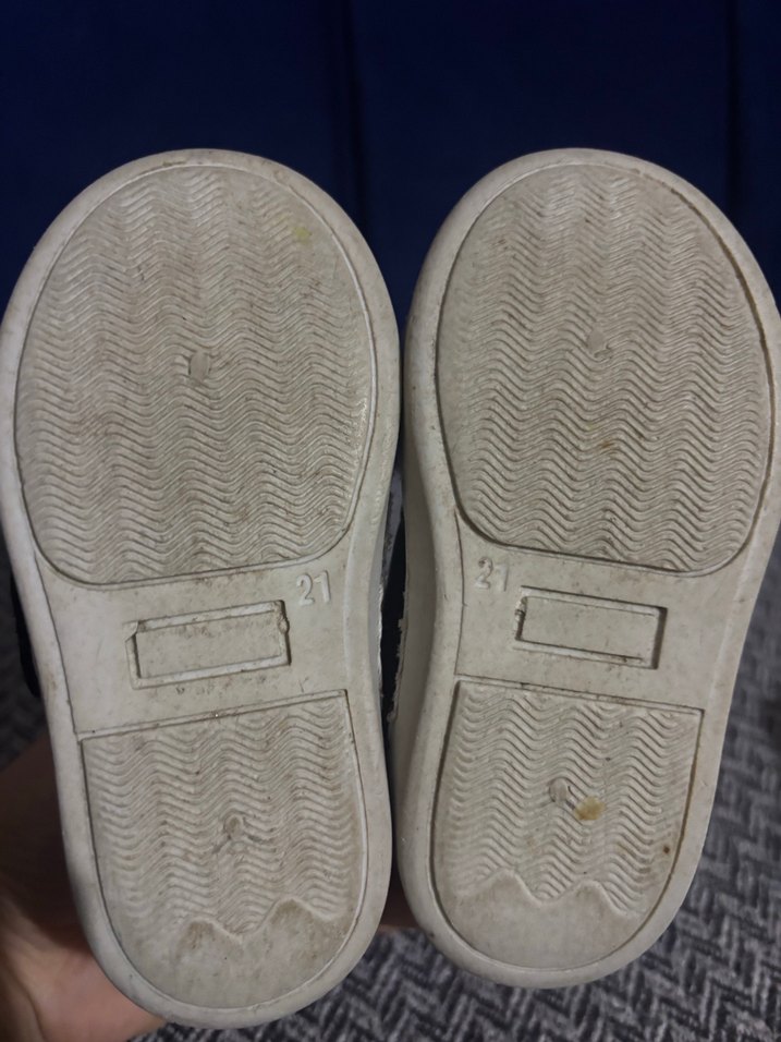 Erkek Çocuk Siyah Cırtlı Spor Ayakkabı - Görsel 5