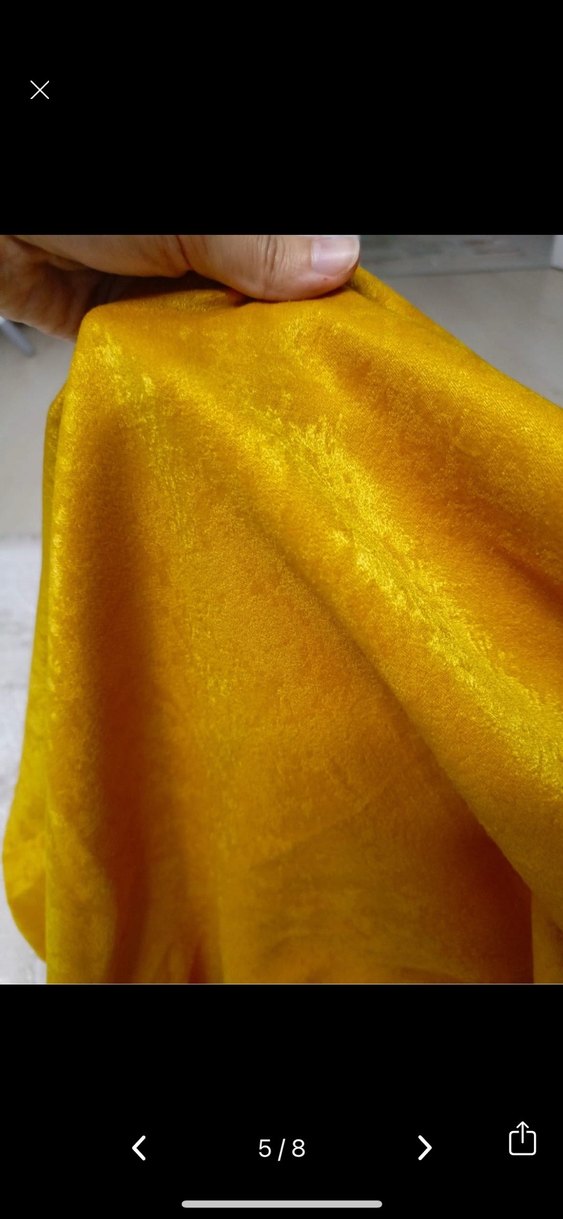 Modern Klasik Sarı Fon Perde - Görsel 4