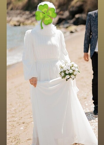 Diğer Tesettür nikah elbisesi